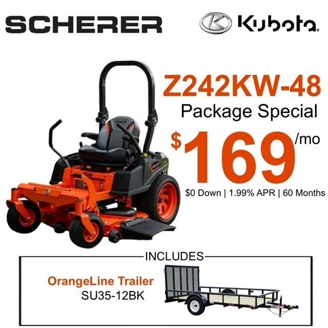 Z242KW-48 ZERO-TURN MOWER PACKAGE