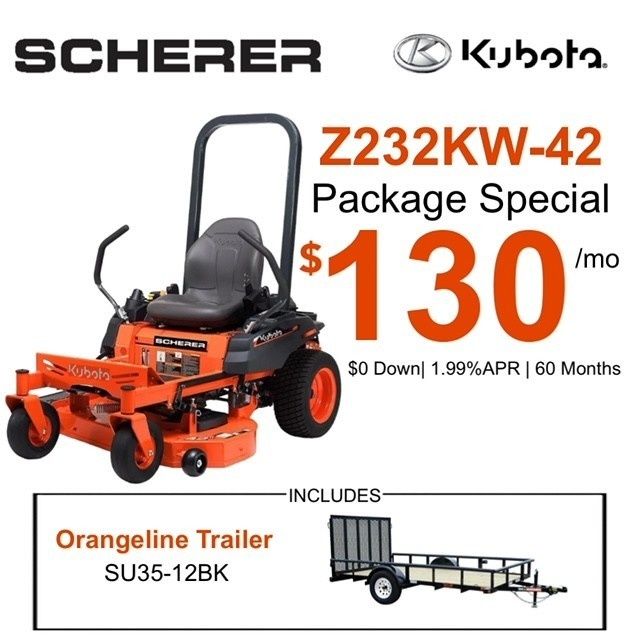 Z232KW-42 ZERO-TURN MOWER PACKAGE